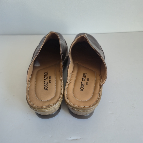 Josef Seibel Dark Brown Men's Slip-On Loafers - Picture 3 of 9